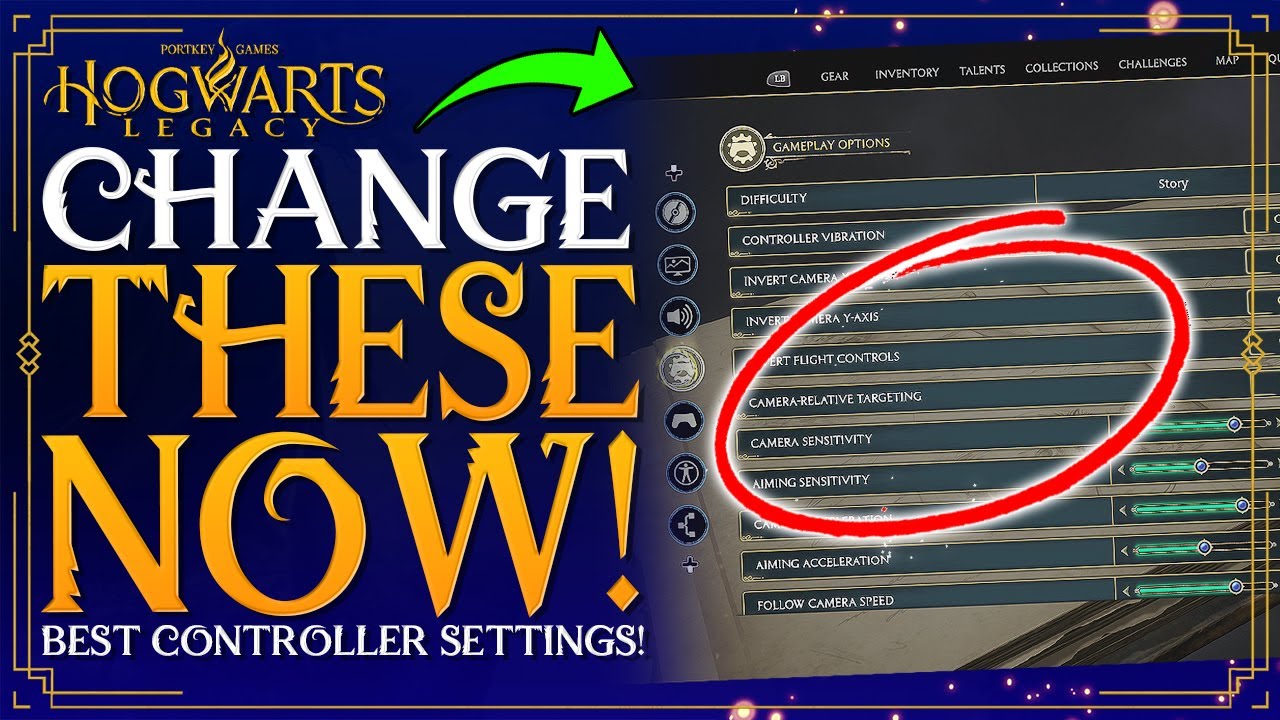 hogwarts legacy ps5 camera settings