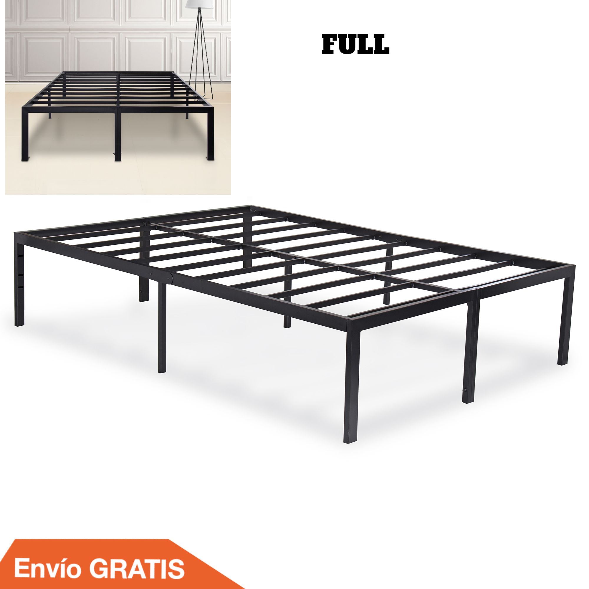 base de metal para cama queen size