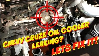 2014 chevy cruze oil cooler replacement cost