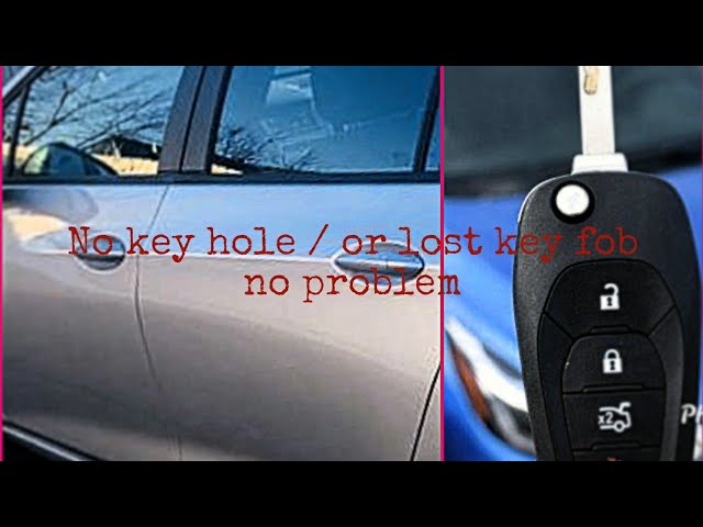 2017 chevy cruze key hole