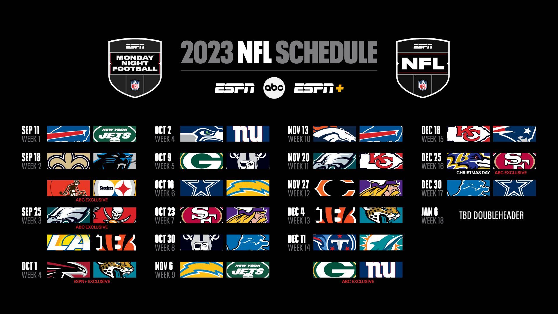 2023 national football league regular season