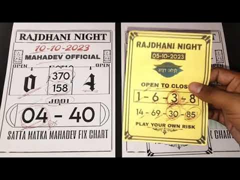 rajdhani night open time