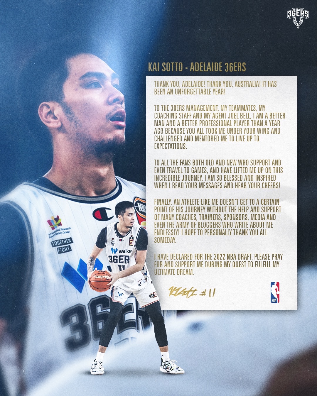 nba draft 2022 list kai sotto