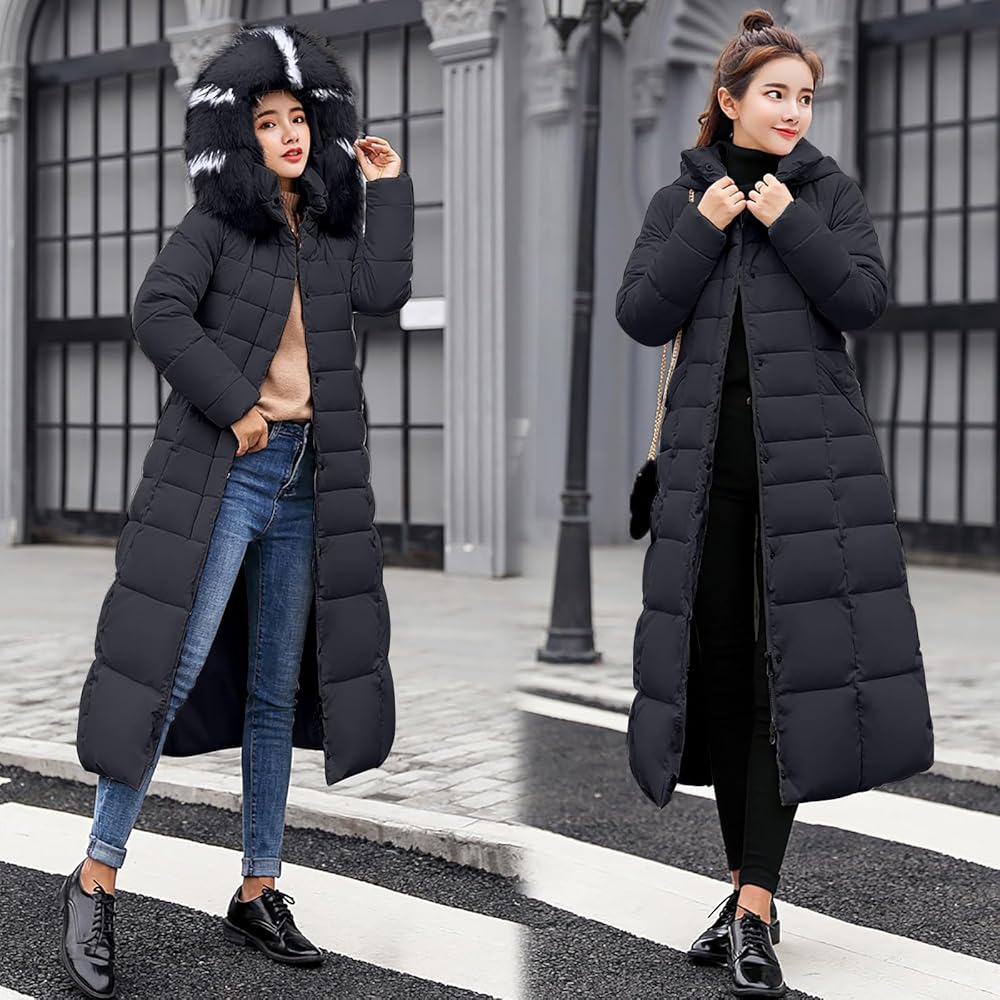 long puffer jacket plus size