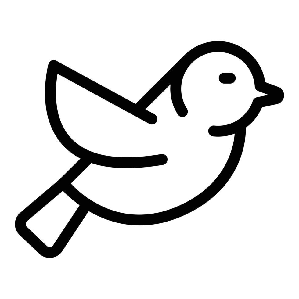 sparrow bird outline