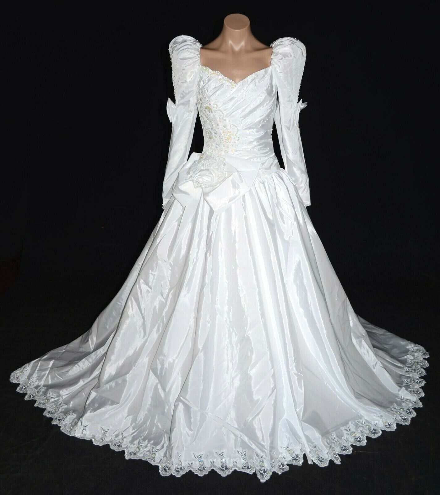 ebay 80s wedding dress