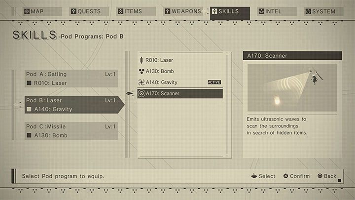 nier automata use scanner