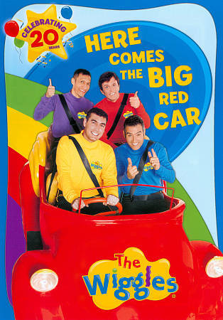 the wiggles here comes the big red car dvd