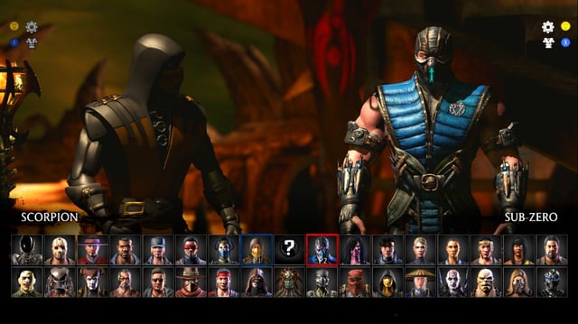 mortal kombat x roster