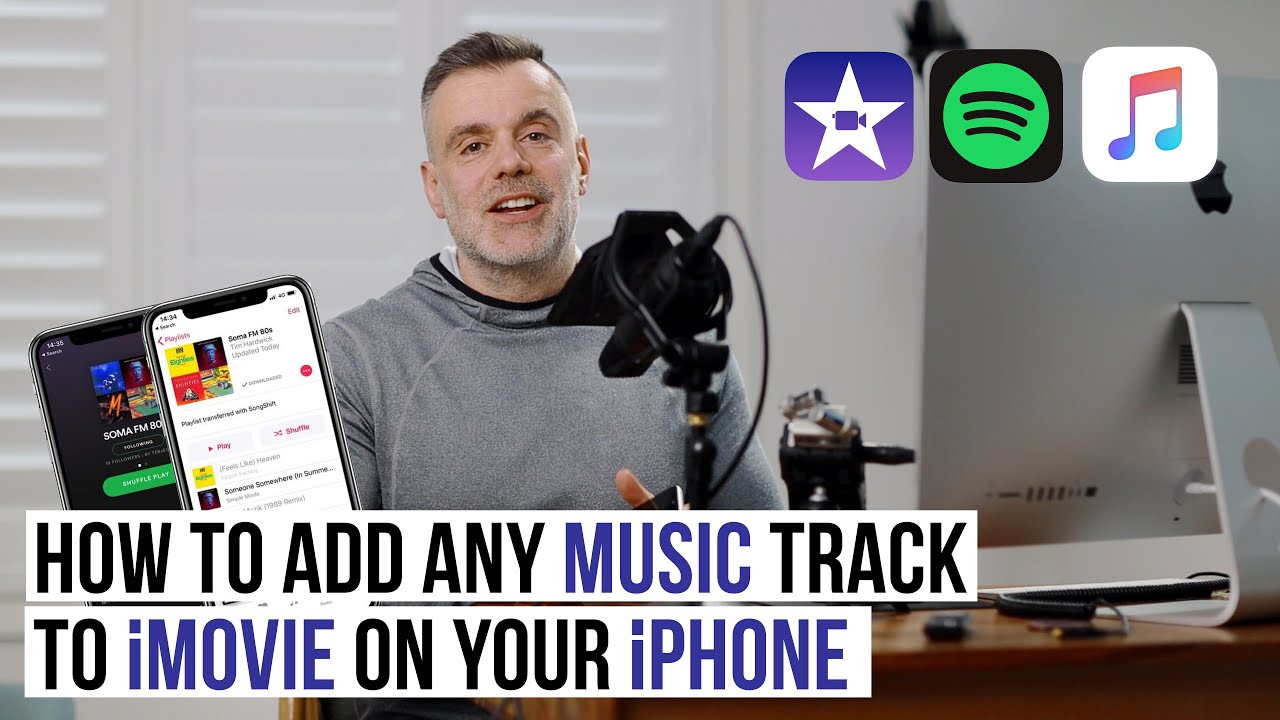 how to add music to imovie on iphone