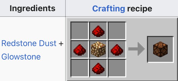 redstone lamp craft