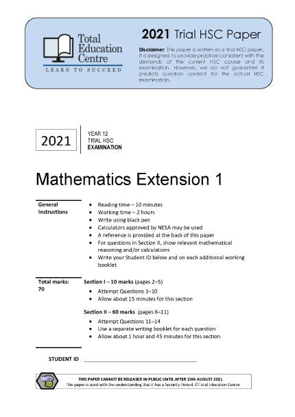 2021 hsc ext1