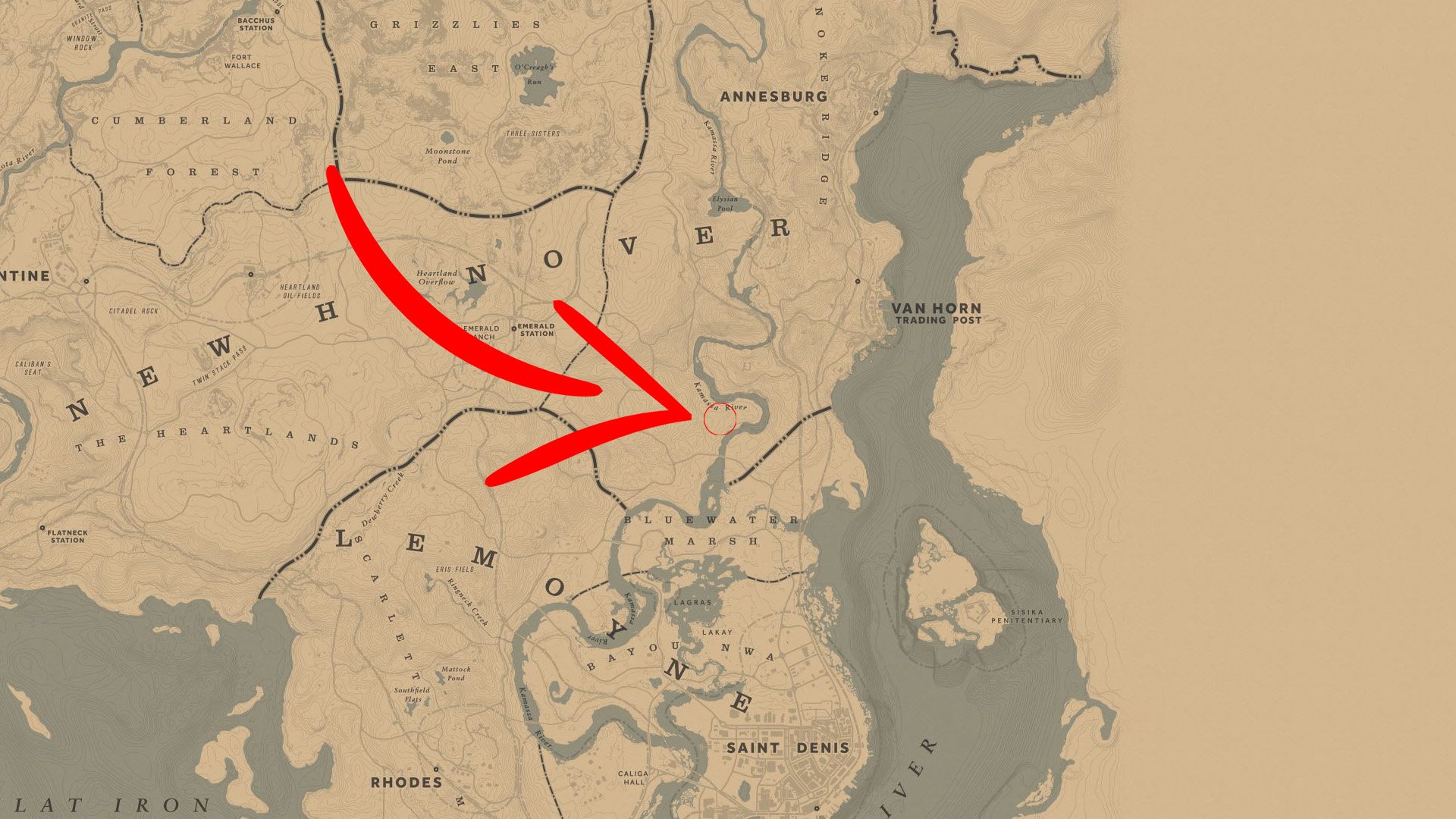 red sage location rdr2