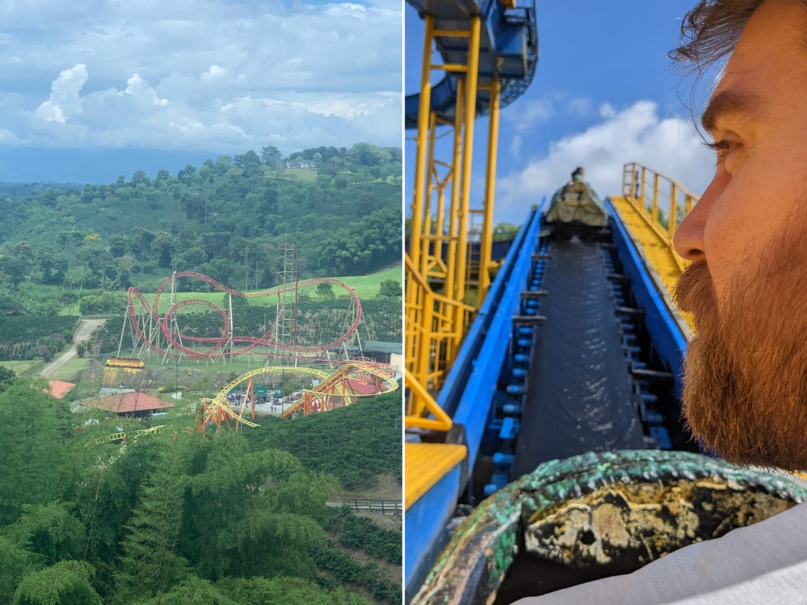 amusement park features word hike