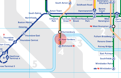 kew gardens station to kew gardens