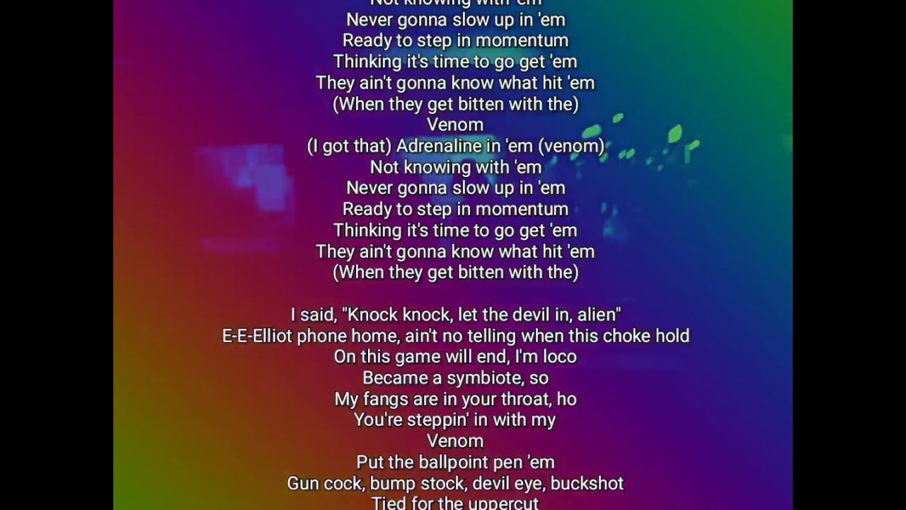 venom fast part lyrics