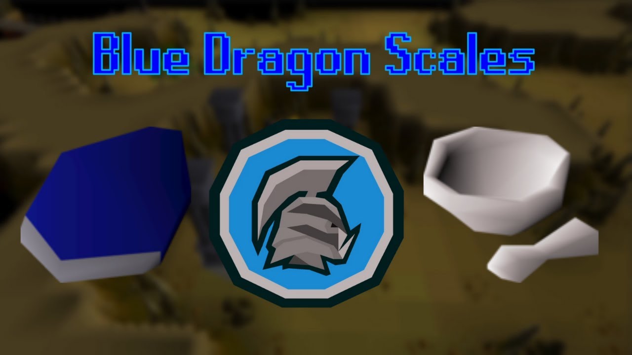 osrs blue dragon scale