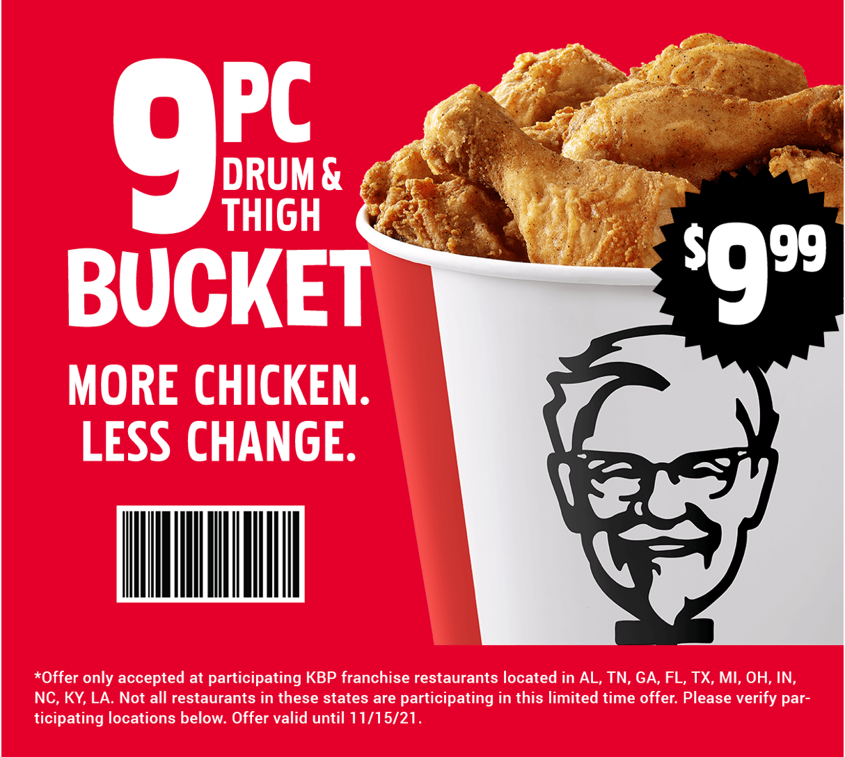 kentucky fried chicken meal deals