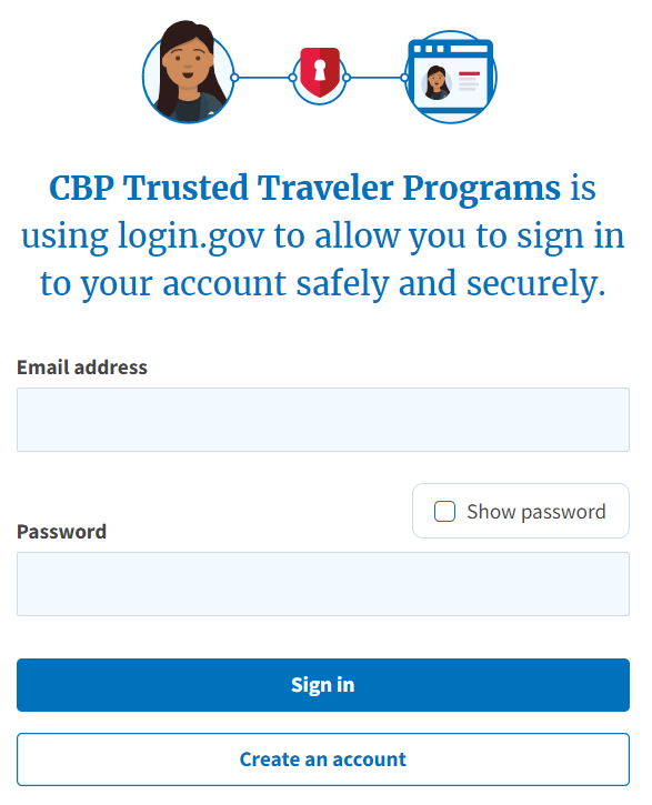 official trusted traveler program website