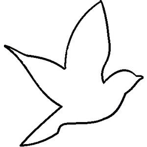 simple bird outline