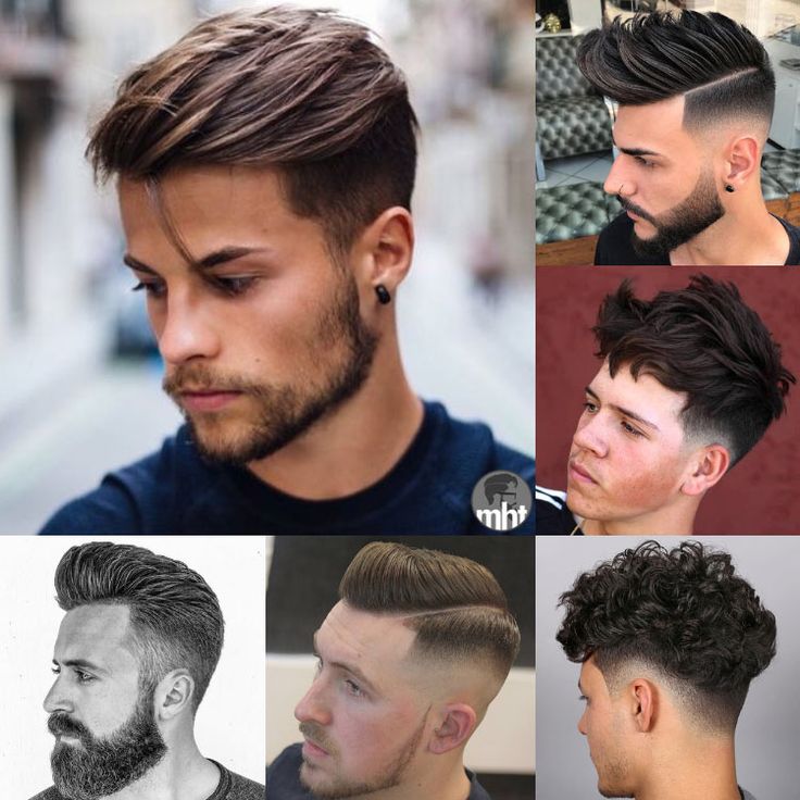 mens hair short sides long top