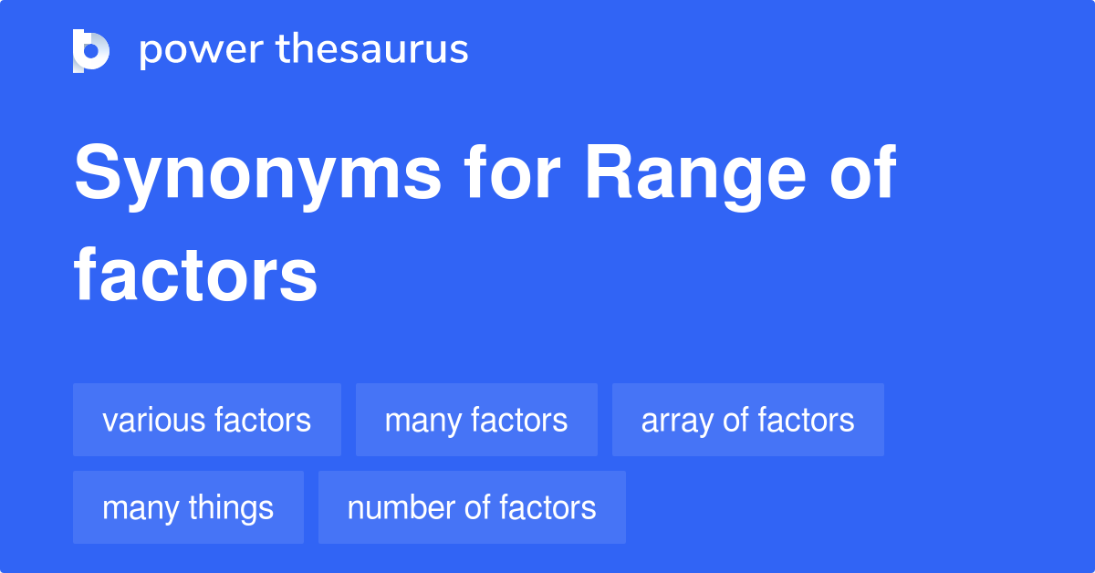 range synonyms