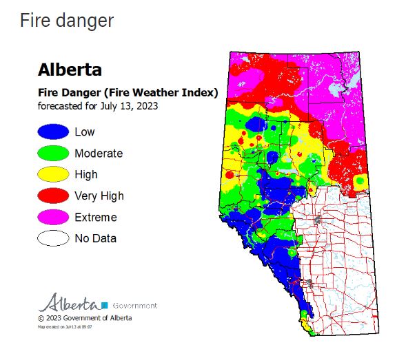 alberta wildfire map live