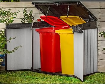 keter storage wheelie bins