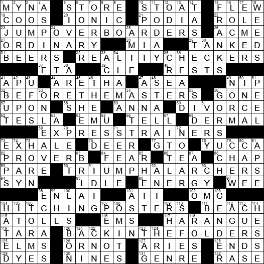 harangue crossword clue