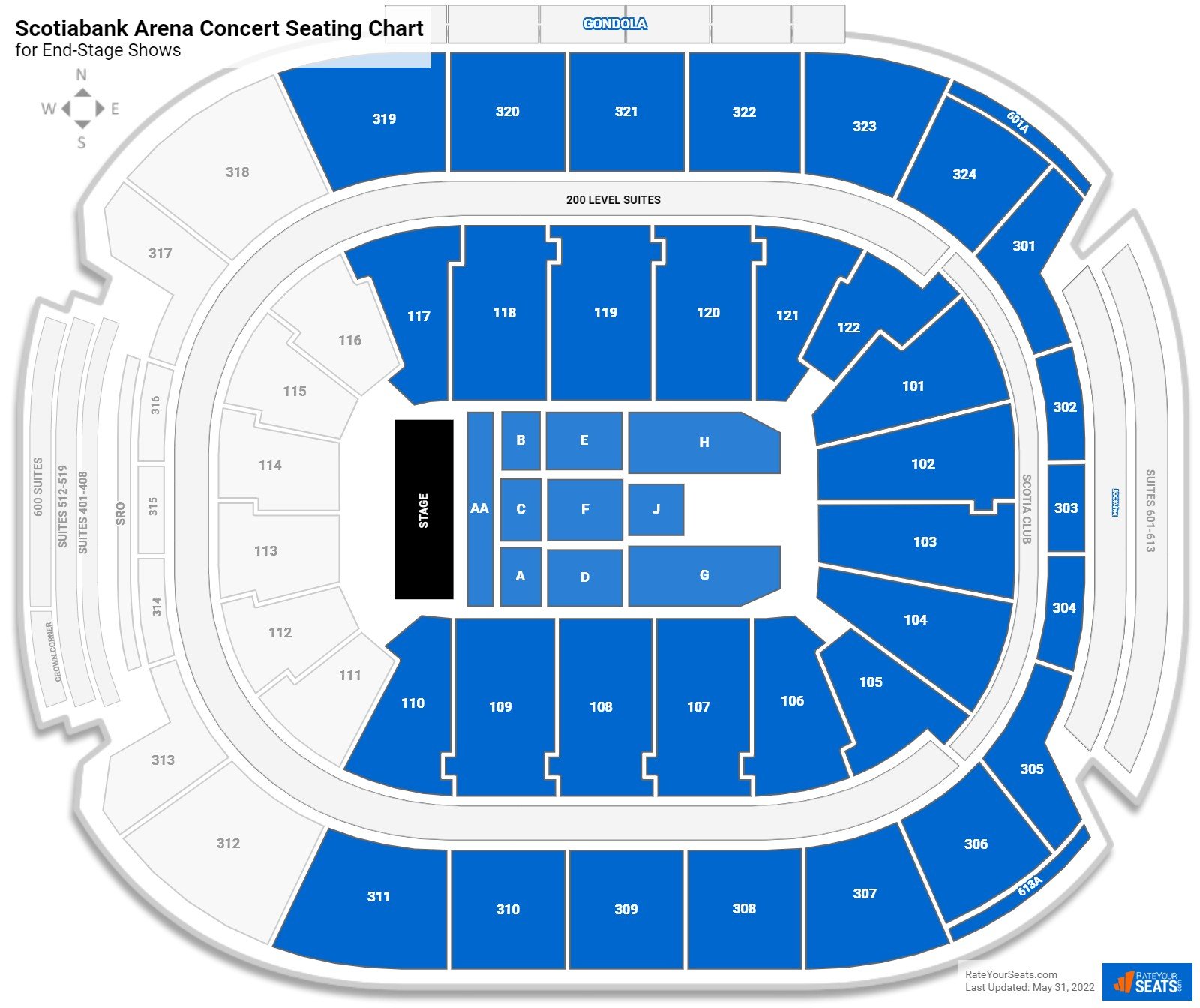 seat view scotiabank arena