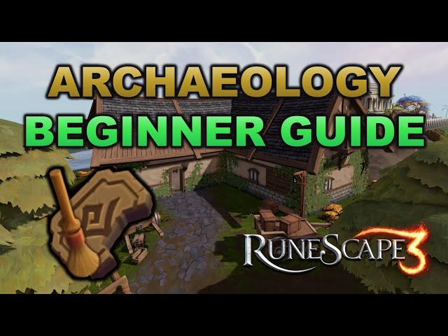 archeology training rs3