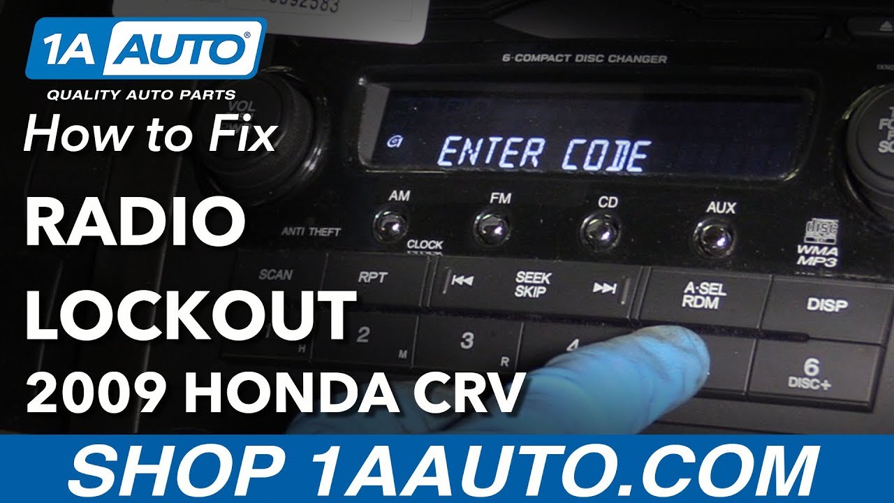 honda hrv radio code