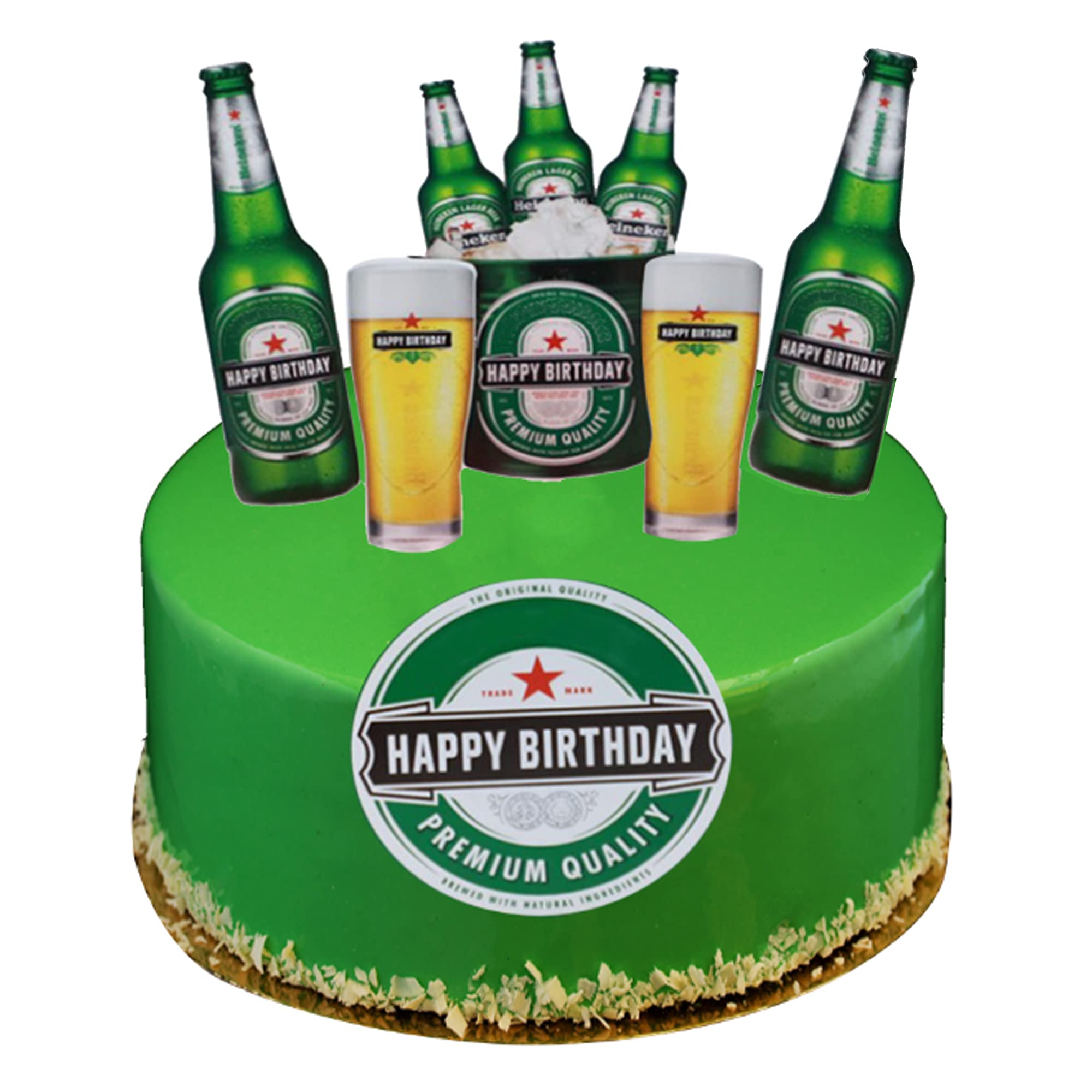 pastel de cervezas para cumpleaños