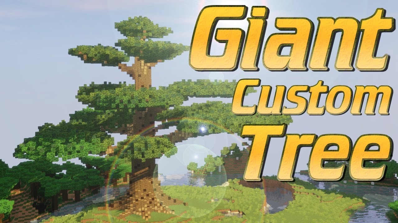 minecraft giant tree