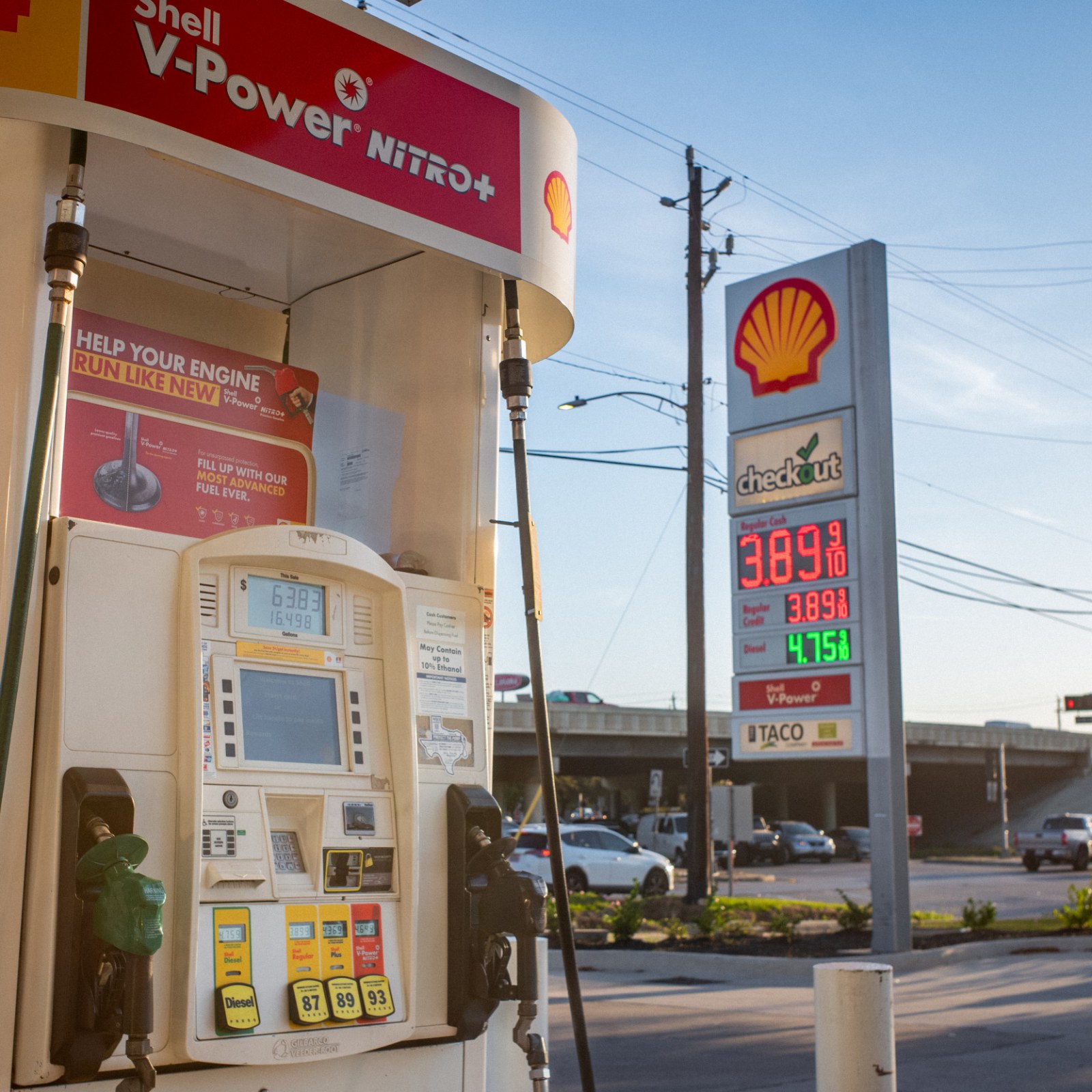 price shell gas