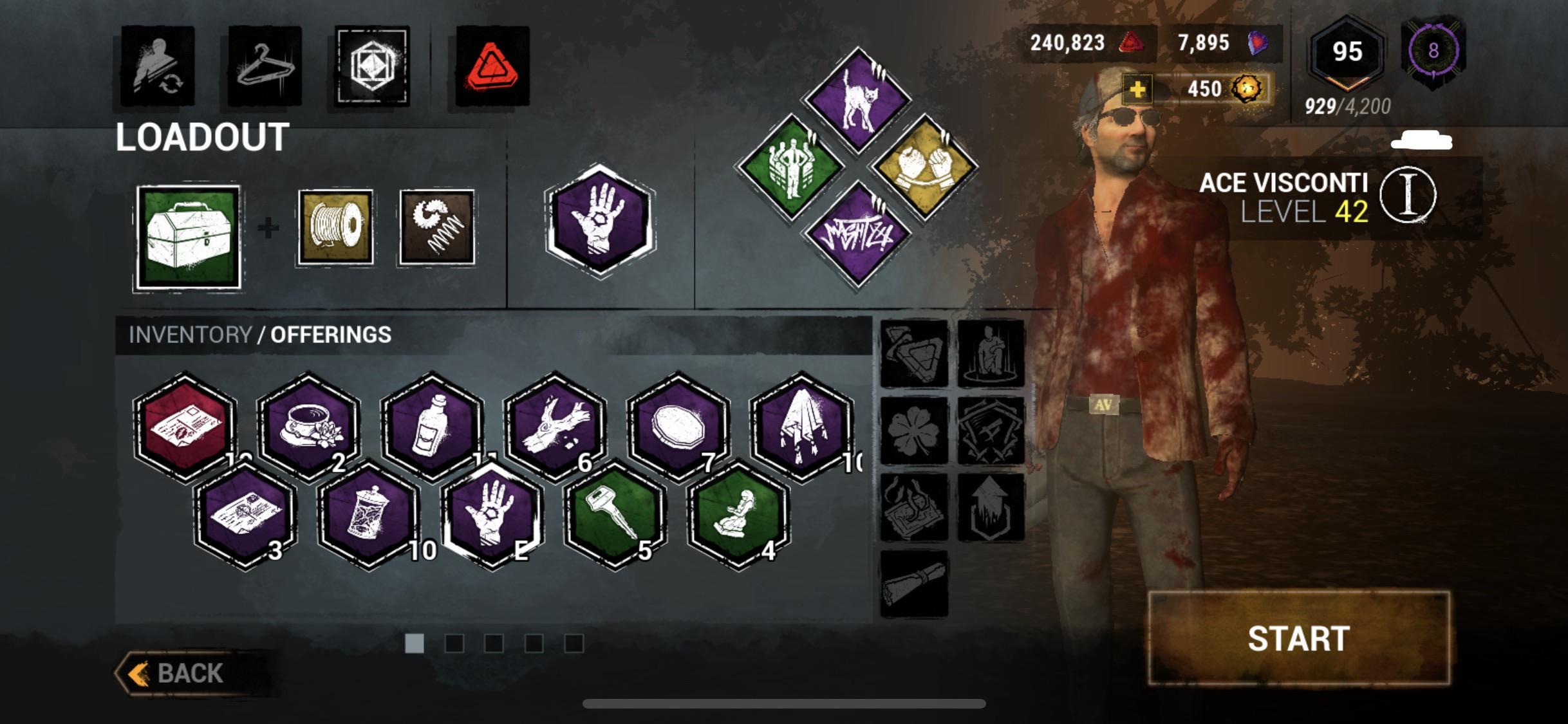 gen rushing build dbd