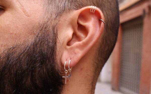 piercing helix hombre