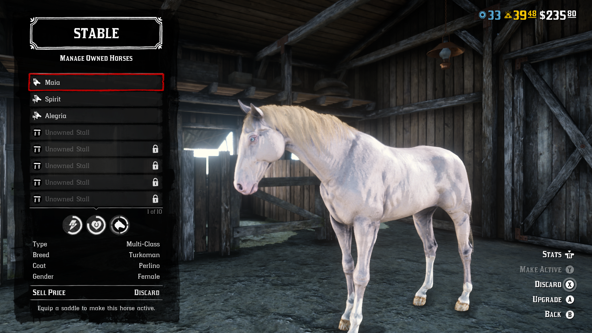 rdr2 pc calm horse