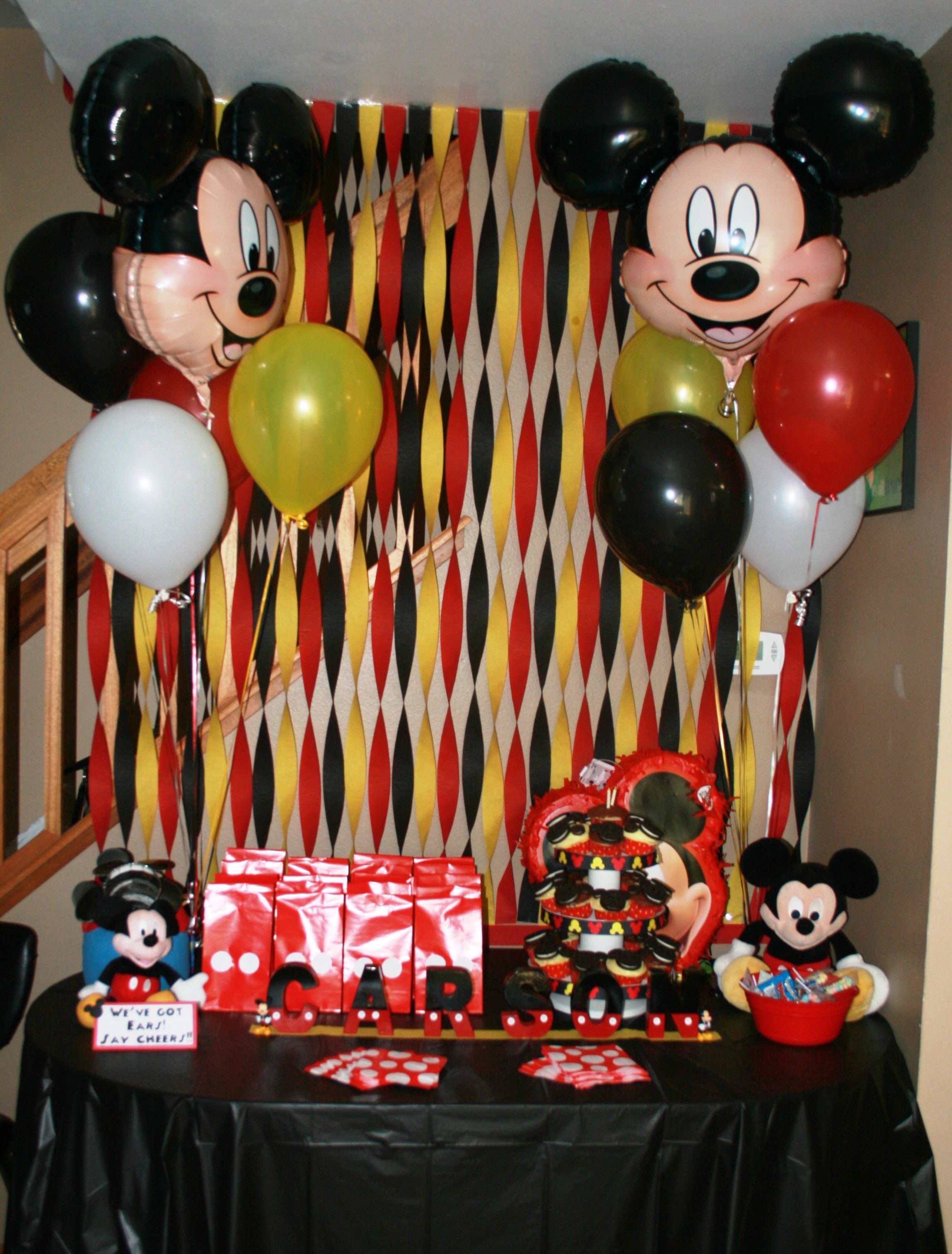 decoracion de mickey sencilla