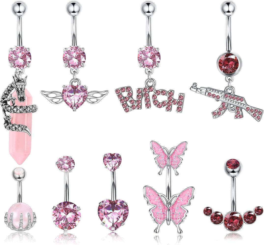 belly piercing rings