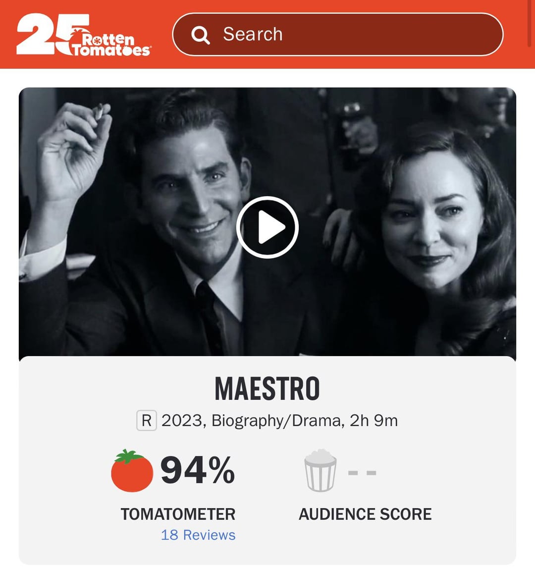 maestro rotten tomatoes