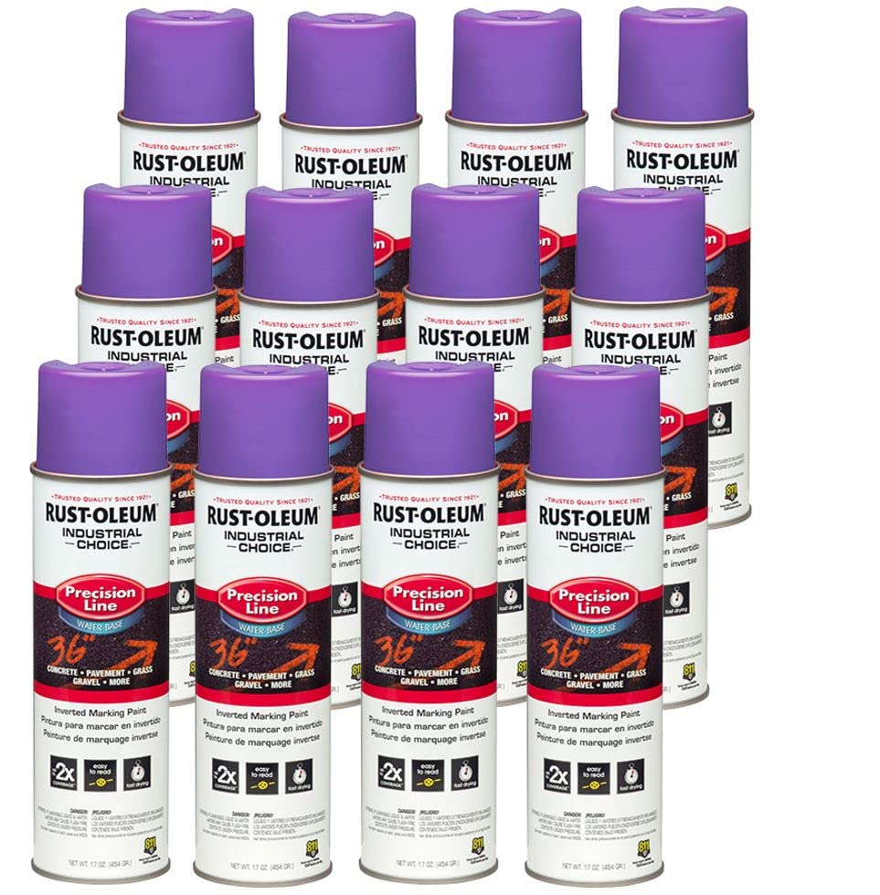 rust oleum purple spray paint