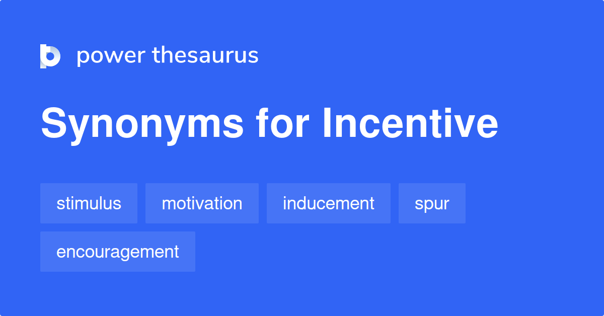 incentive synonyms