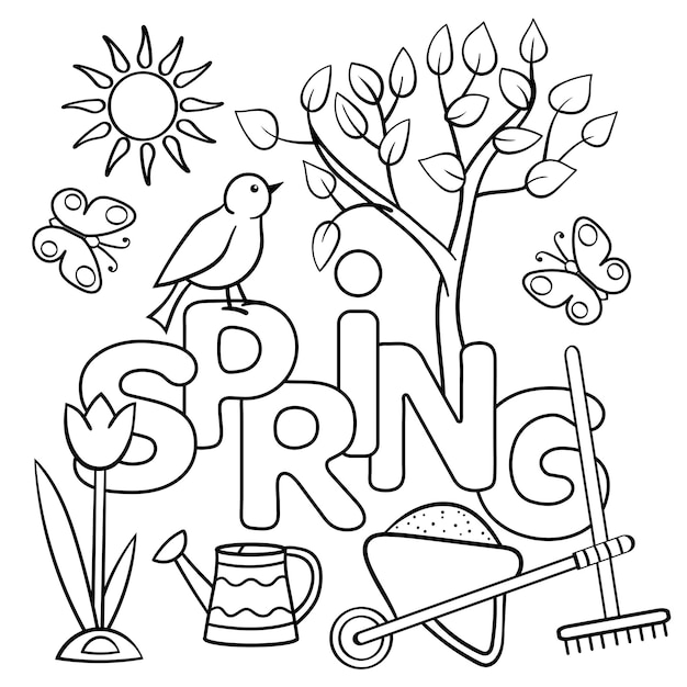 dibujo spring