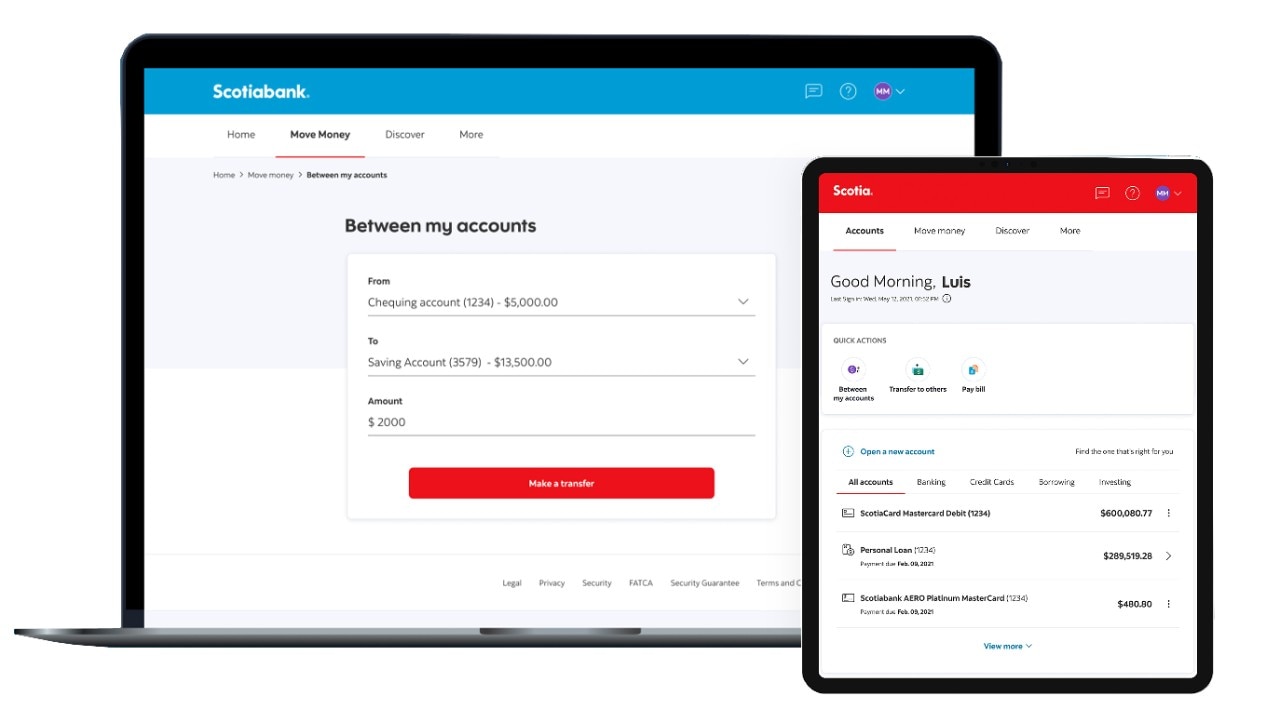 scotiabank online personal banking