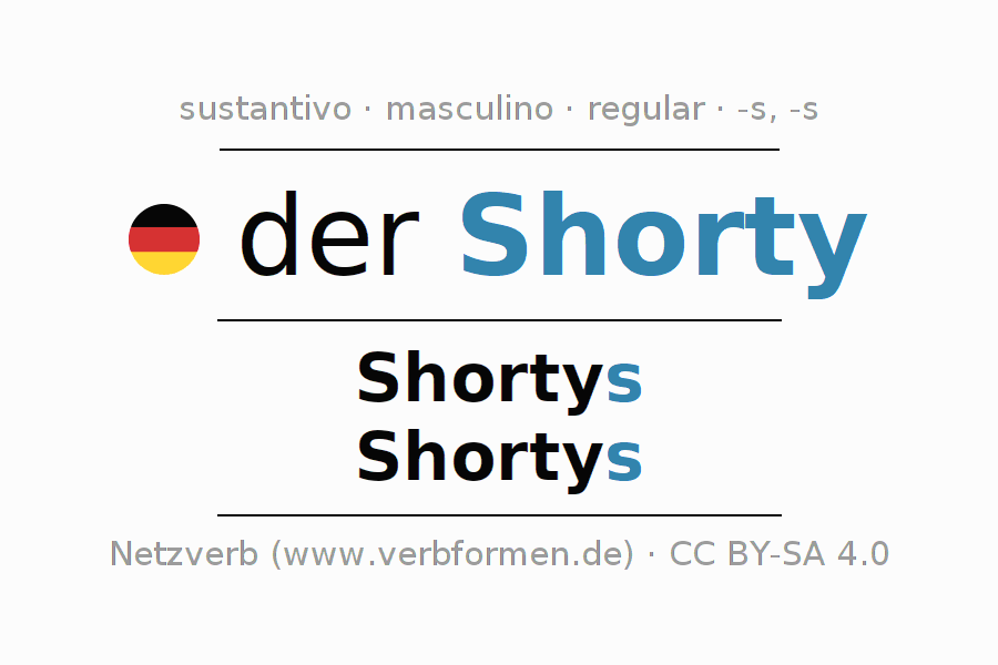 shorty significado en español