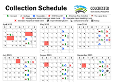 colchester recycling calendar 2023 free