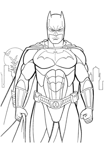 coloring pages batman