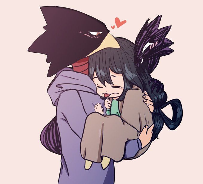 tsuyu x tokoyami