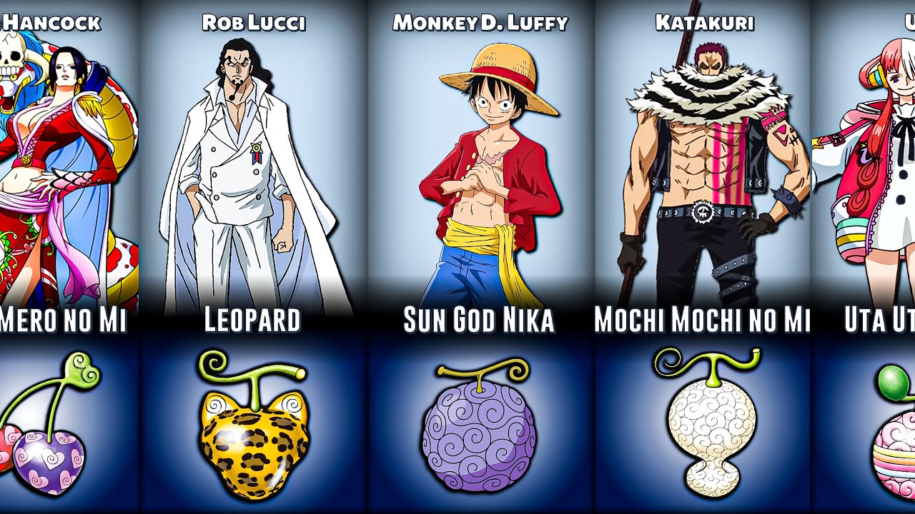 all one piece fruits